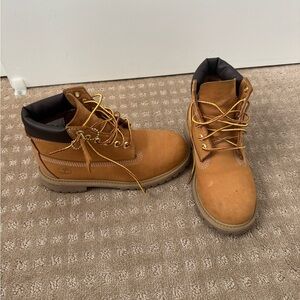 Timberland Youth Tan Leather Boots